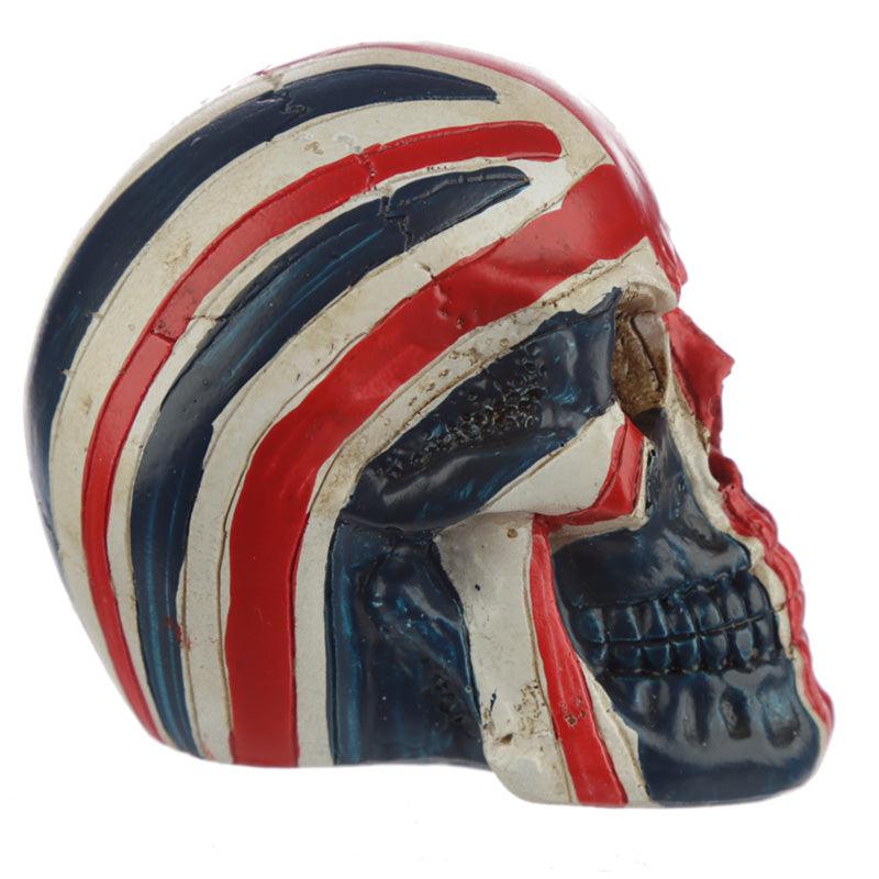 Skull Union Jack Flag Head Ornament-