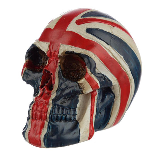 Skull Union Jack Flag Head Ornament - £7.0 - 