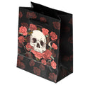 Skulls and Roses Red Roses Small Gift Bag-