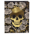 Skulls & Roses Metallic Large Gift Bag-
