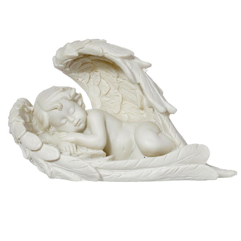 Sleeping Cherub Lying on Side Figurine - £6.0 - 