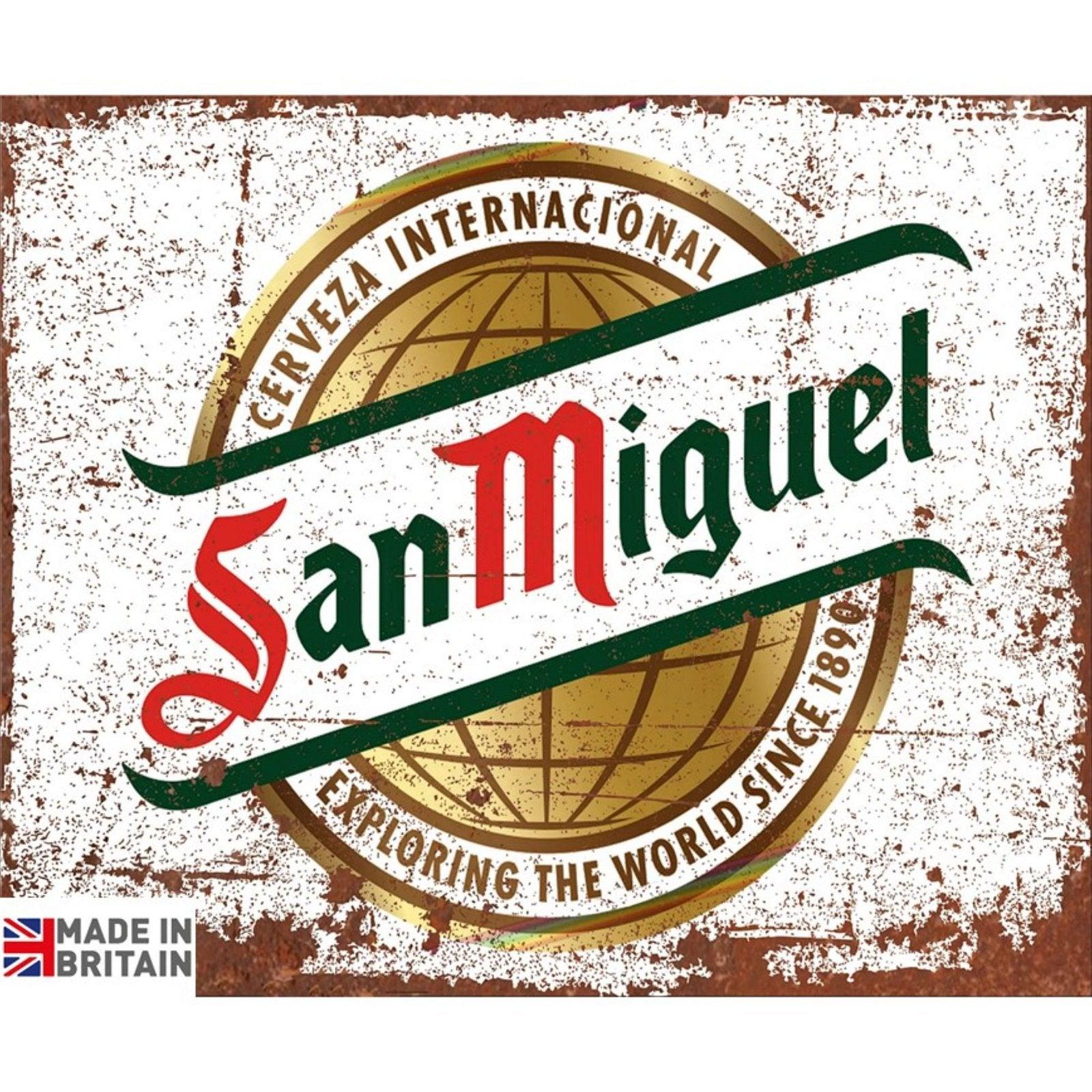 Small Metal Sign 45 x 37.5cm Beer San Miguel-
