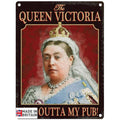 Small Metal Sign 45 x 37.5cm Pub Signs Queen Victoria-