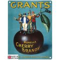 Small Metal Sign 45 x 37.5cm Vintage Retro Grants Cherry Brandy-