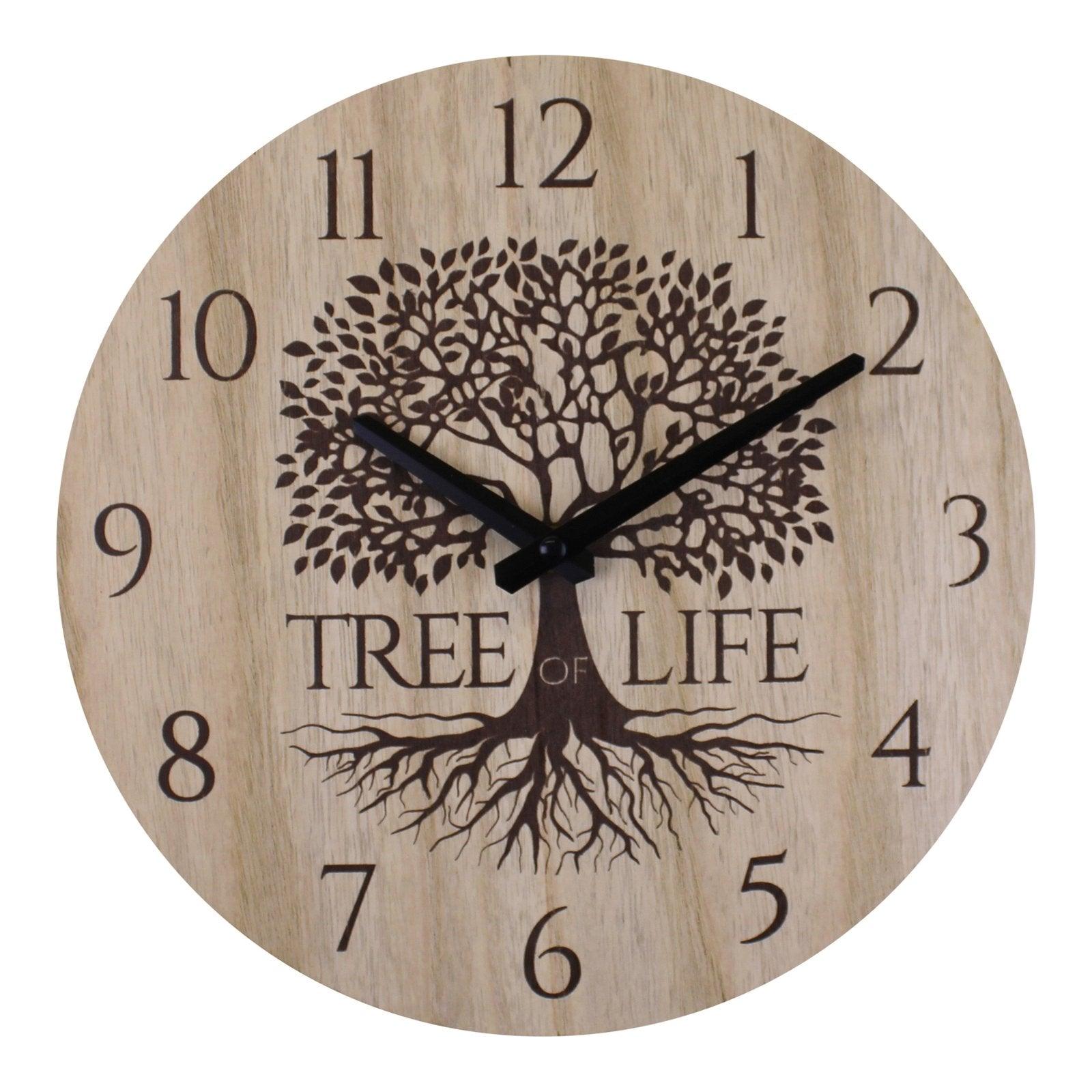 Small Tree Of Life Clock 30cm-Wall Hanging Clocks