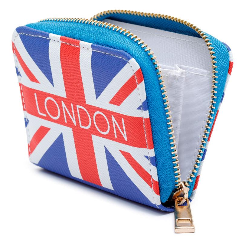 Small Zip Around Wallet - London Icons-