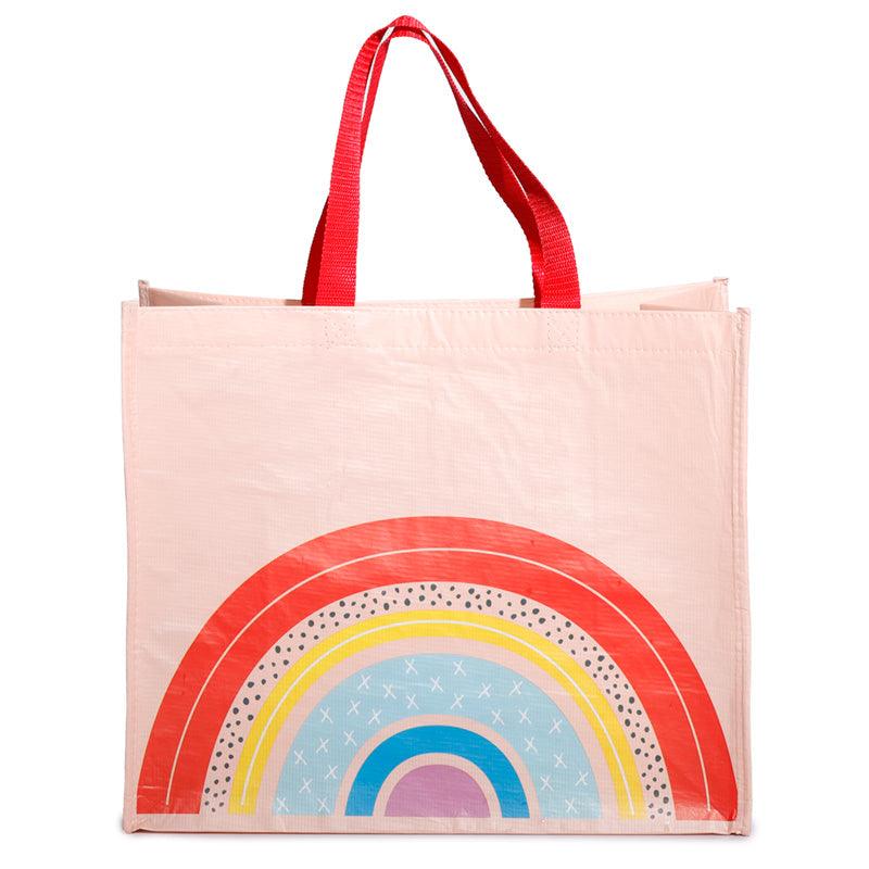 Somewhere Rainbow Recycled Plastic Reusable Shopping Bag - £7.0 - 