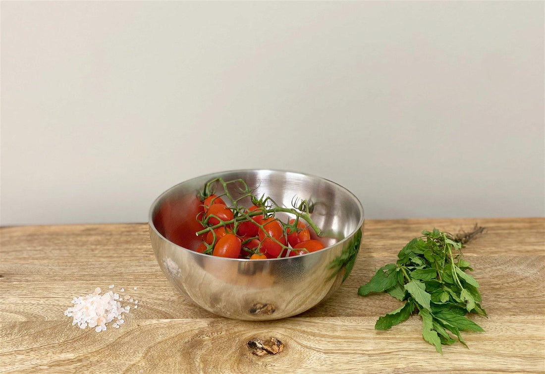 Stainless Steel Double Walled Bowl 20cm - £16.99 - Kitchen Storage 