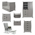 Stamford Classic 7 Piece Baby Room Set Taupe Grey Baby & Toddler Furniture Sets 