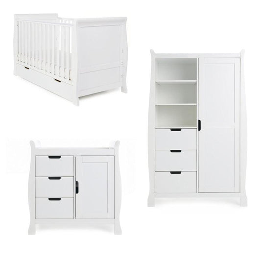 Stamford Classic Sleigh 3 Piece Room Set-Baby & Toddler Furniture Sets