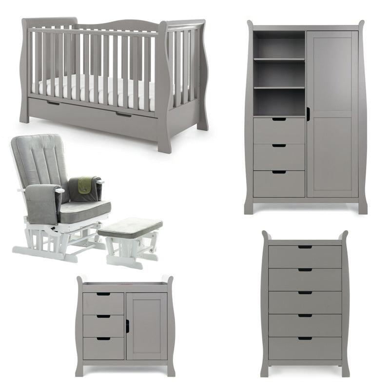 Stamford Luxe 5 Piece Room Set - Obaby