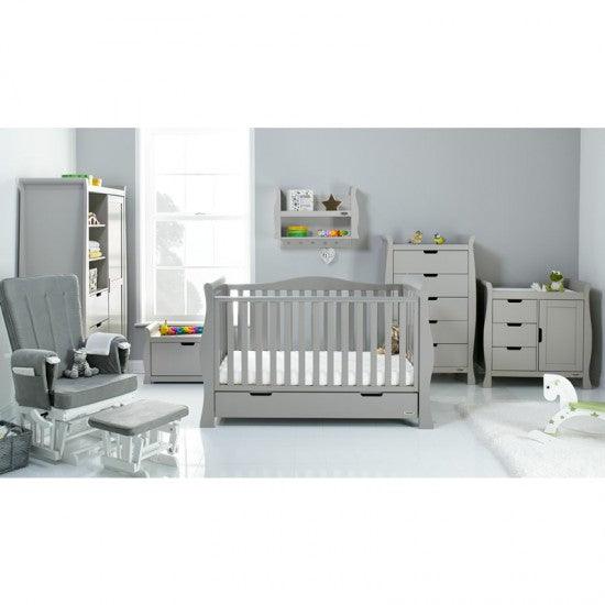 Stamford Luxe 7 Piece Room Set Warm Grey Baby & Toddler Furniture Sets 