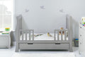 Stamford Luxe Sleigh Cot Bed Warm Grey Cots 