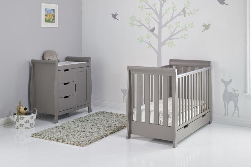Stamford Mini Sleigh 2 Piece Room Set-Baby & Toddler Furniture Sets