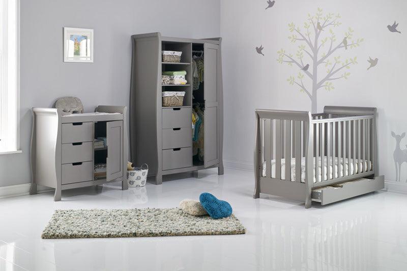 Stamford Mini Sleigh 3 Piece Room Set-Baby & Toddler Furniture Sets