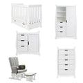 Stamford Mini Sleigh 5 Piece Room Set-Baby & Toddler Furniture Sets