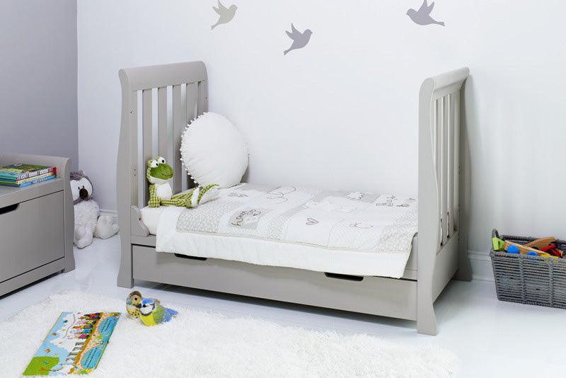 Stamford Mini Sleigh Cot Bed-Cots