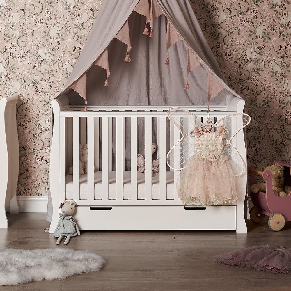 Stamford Mini Sleigh Cot Bed - Obaby