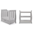 Stamford Space Saver Sleigh 2 Piece Room Set Warm Grey Baby & Toddler Furniture Sets 