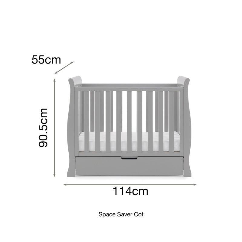 Stamford Space Saver Sleigh 3 Piece Room Set-Baby & Toddler Furniture Sets