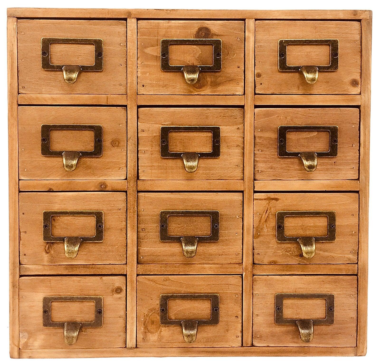 Storage Drawers (12 drawers) 35 x 15 x 34cm - £76.99 - Trinket Drawers 