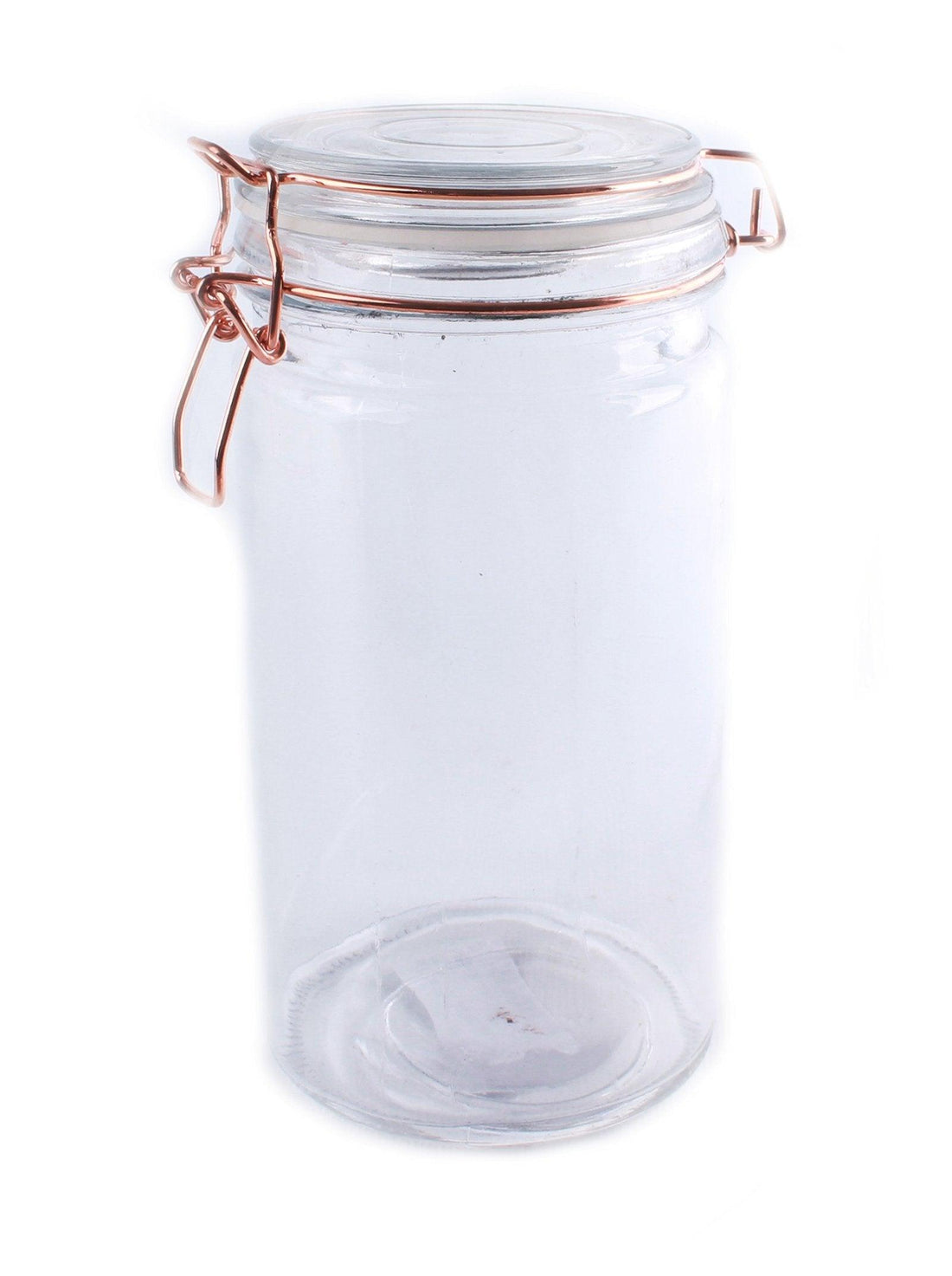 Storage Jar, Glass with Copper Wire Fastening - £12.99 - Kitchen Storage 