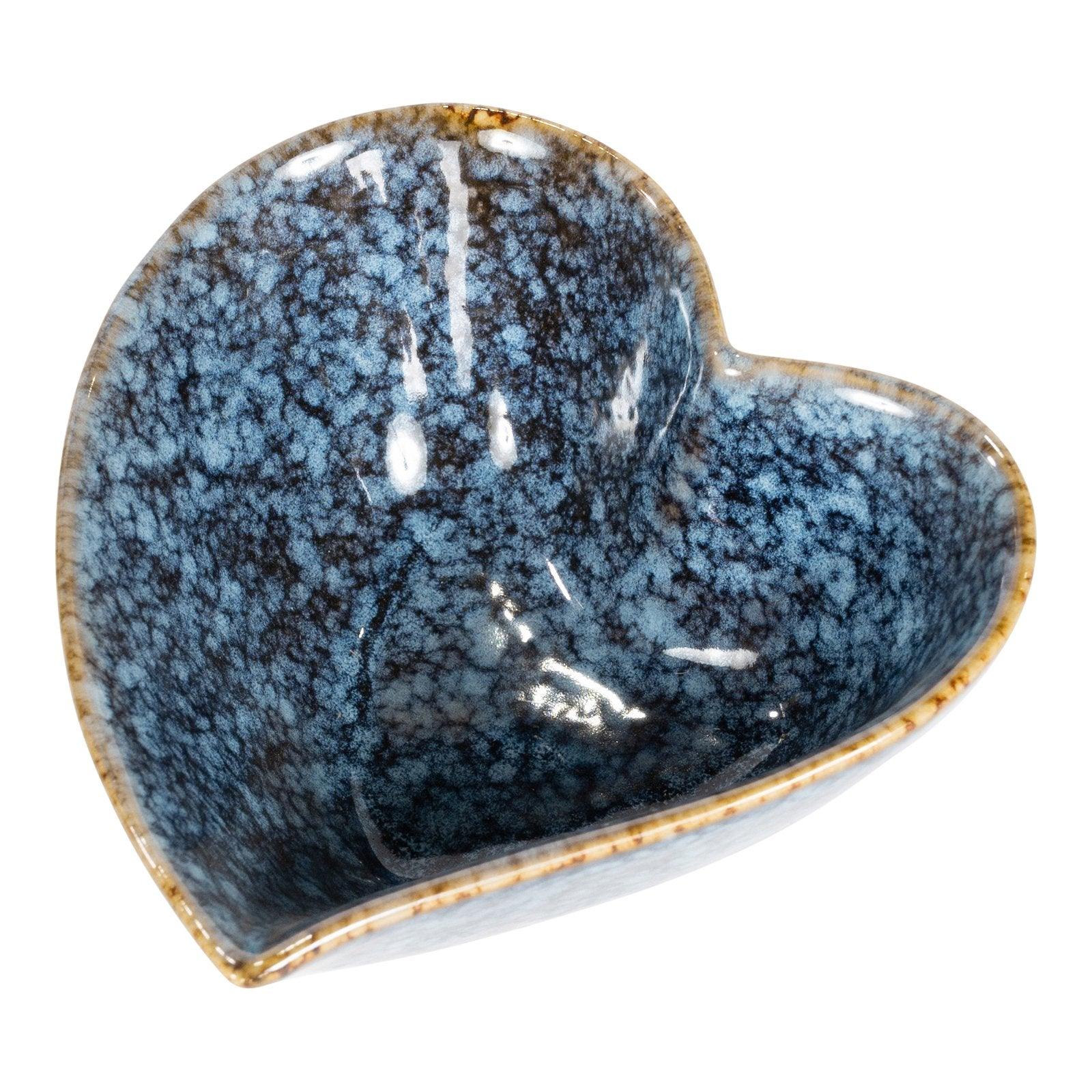 Synergy Ceramic Heart Shaped Trinket Dish-Jugs & Bowls