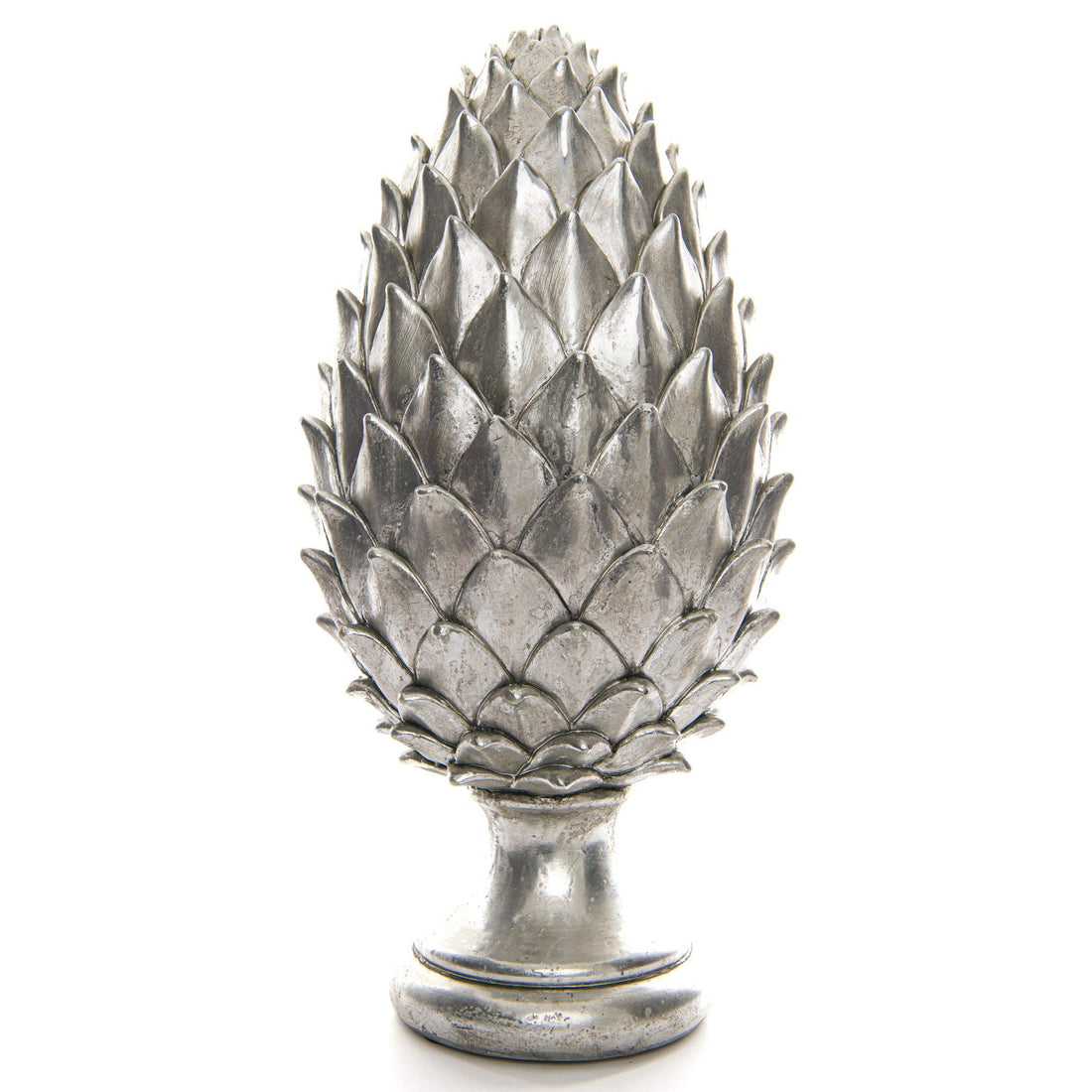 Tall Large Silver Pinecone Finial - £84.95 - Gifts & Accessories > Christmas Decorations > Ornaments 