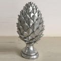Tall Silver Pinecone Finial-Gifts & Accessories > Christmas Decorations > Ornaments