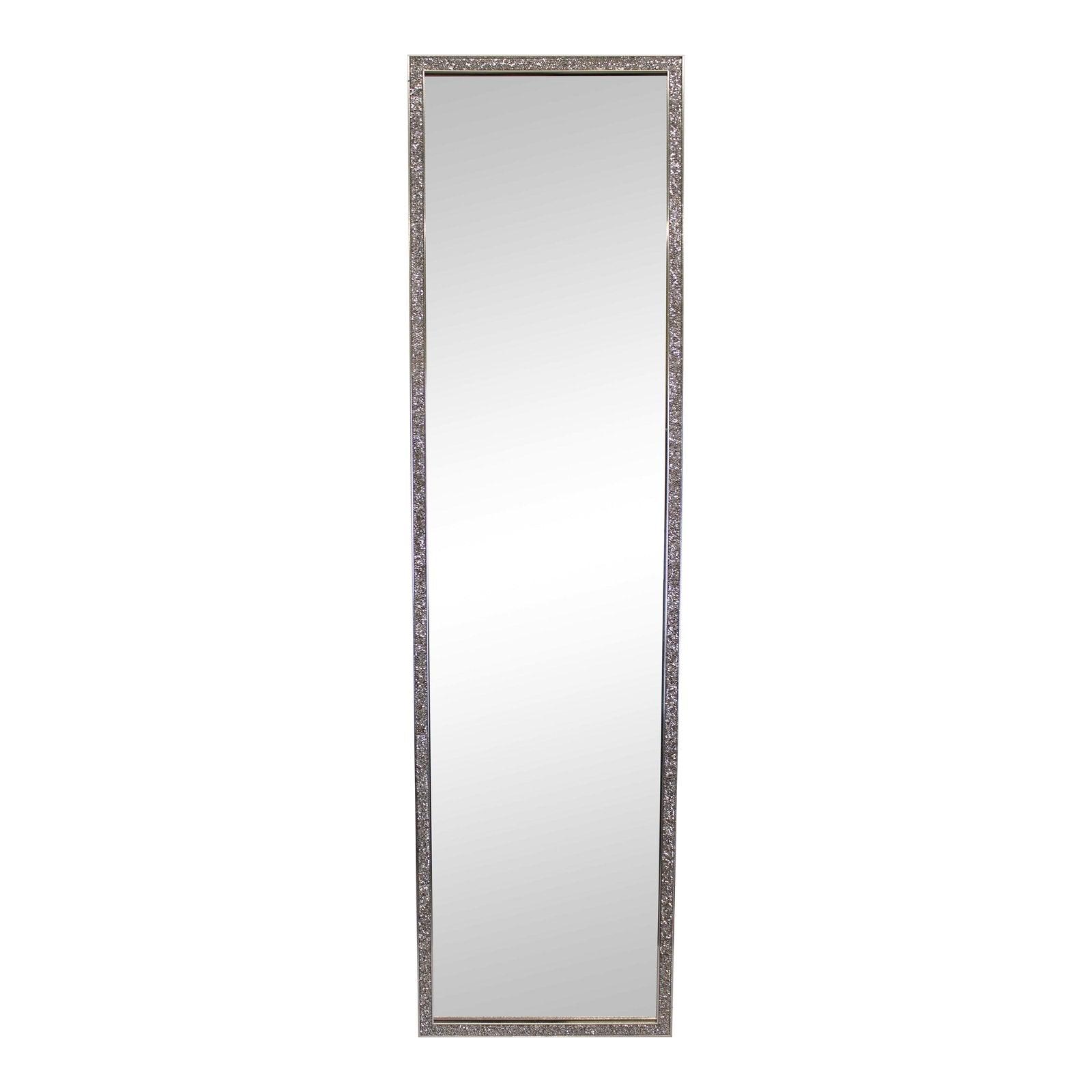 Tall, Slim Jewelled Frame Mirror 125cm - £85.99 - Mirrors 