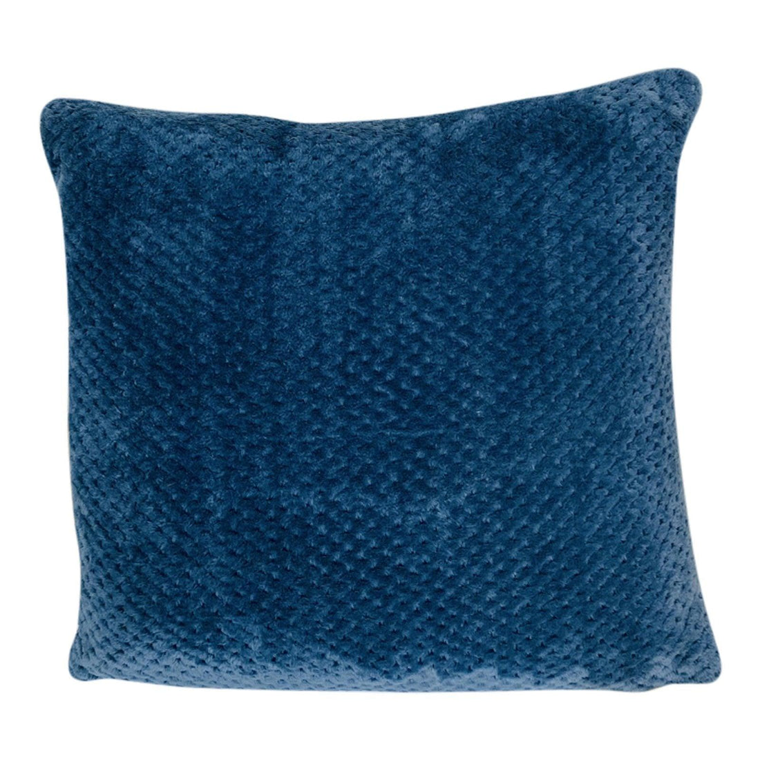 Textured Scatter Cushion Blue 45cm - £26.99 - Throw Pillows 