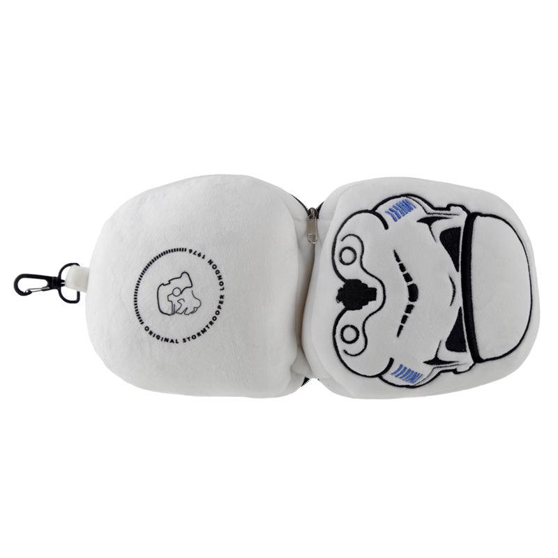 The Original Stormtrooper Relaxeazzz Plush Round Travel Pillow & Eye Mask Set-Travel Pillow Eye Mask Set