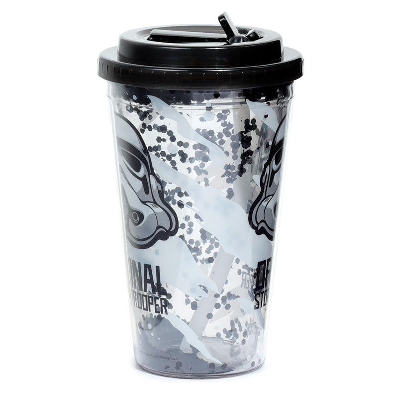 The Original Stormtrooper Shatter Resistant Double Walled Cup with Lid and Straw - £9.99 - 