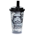 The Original Stormtrooper Shatter Resistant Double Walled Cup with Lid and Straw-