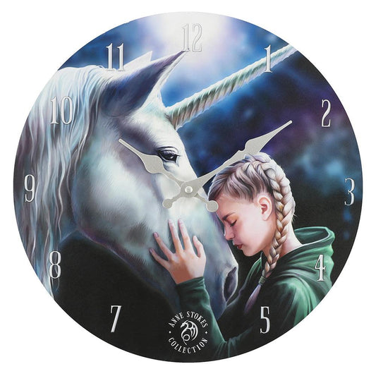 The Wish Wall Clock By Anne Stokes - £15.99 - Clocks 