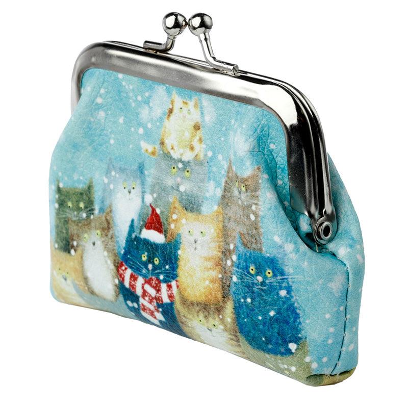 Tic Tac Jan Pashley Christmas Cats and Dogs Purse-