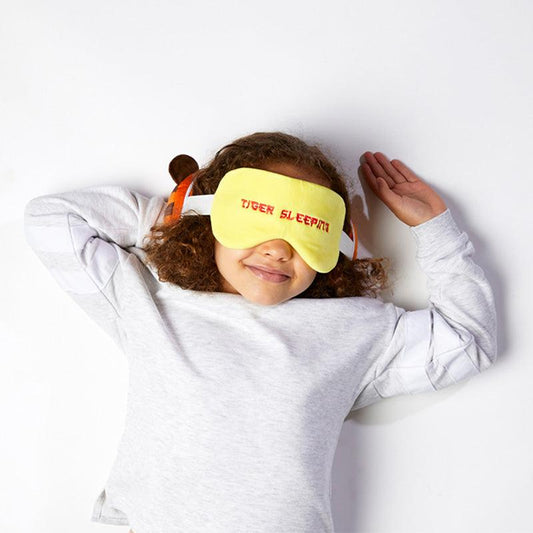 Tiger Relaxeazzz Plush Round Travel Pillow & Eye Mask Set - £13.99 - Travel Pillow Eye Mask Set 