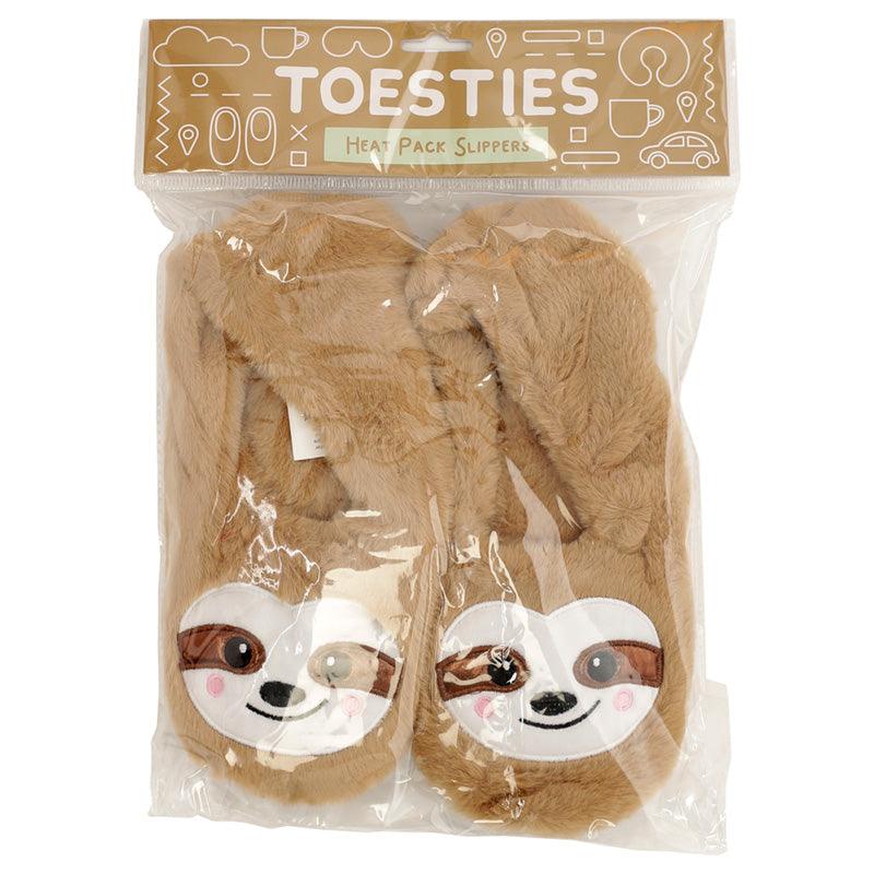 Toesties Heat Wheat Pack Warmer Slippers - Sloth - £17.49 - 