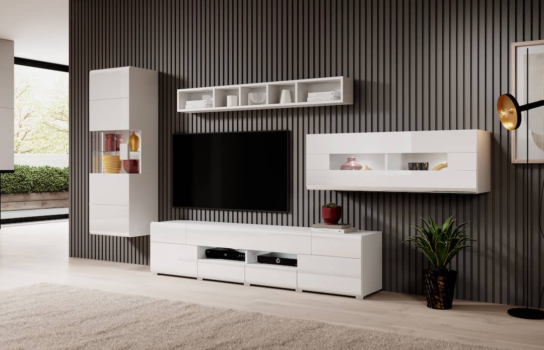 Toledo 40 TV Cabinet 208cm-Living Room TV Cabinet