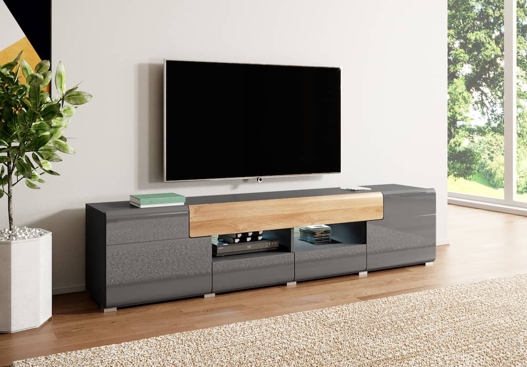 Toledo 40 TV Cabinet 208cm-Living Room TV Cabinet