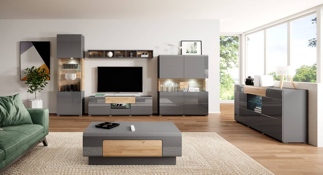 Toledo 40 TV Cabinet 208cm-Living Room TV Cabinet