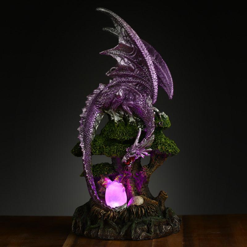 Tree of Life Dragon Mother LED Dark Legends Dragon Figurine - £45.49 - 