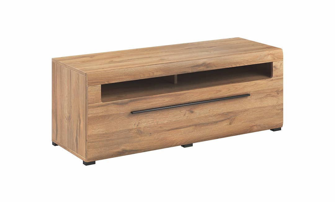 Tulsa 41 TV Cabinet 140cm Oak Grandson Living Room TV Cabinet 