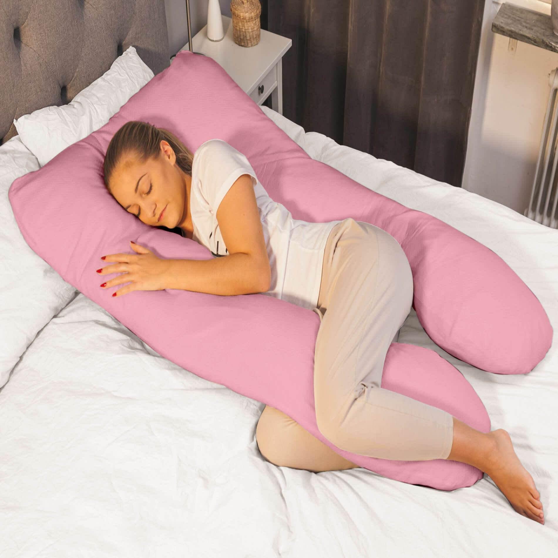 U Shaped Pregnancy Pillow Pink Pregnancy Pillow 