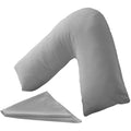 V Shaped Support Pillow Grey Pillow 