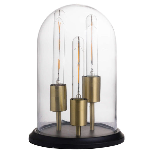 Vintage Industrial Triple Glow Lamp - £109.95 - Lighting > Table Lamps > Lighting 