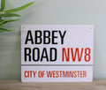 Vintage Metal Sign - Abbey Road, London Street Sign - £18.99 - Signs & Rules 