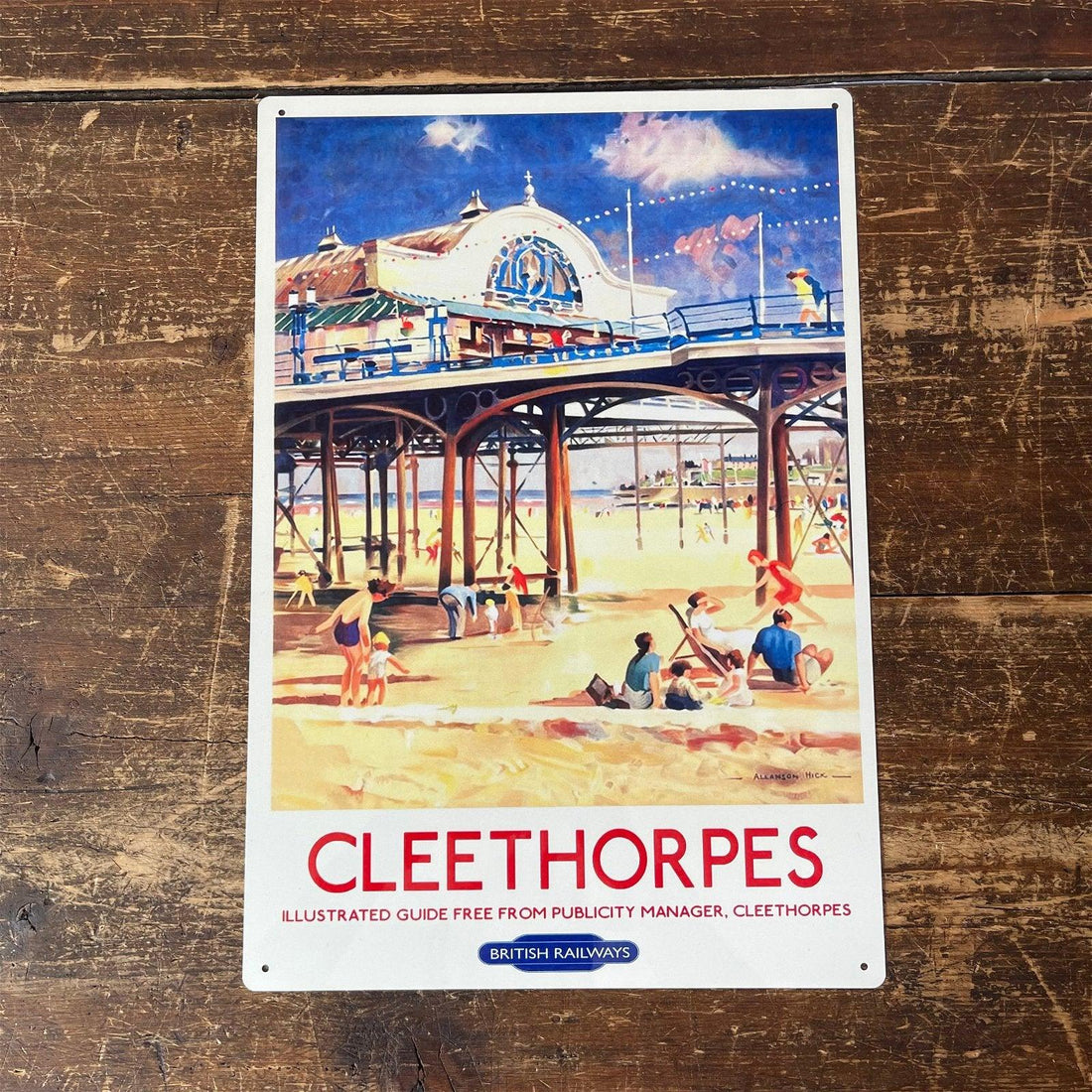 Vintage Metal Sign - British Railways Retro Advertising, Cleethorpes - £27.99 - Retro Advertising 