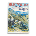 Vintage Metal Sign - British Railways Retro Advertising, Great Western Wales-Retro Advertising