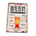 Vintage Metal Sign - How To Order A Beer Around The World-Metal Sign
